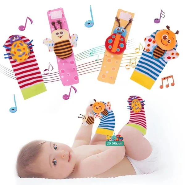 chaussettes bébé colorées