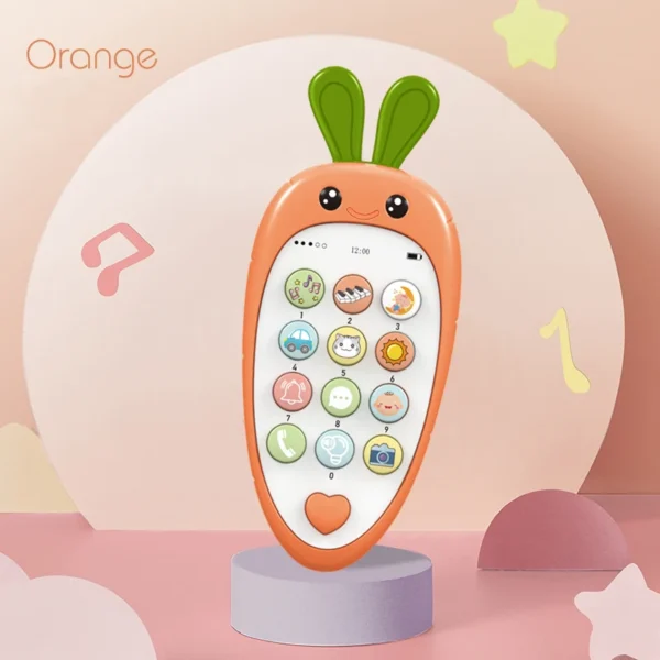 téléphone jouet carotte enfants