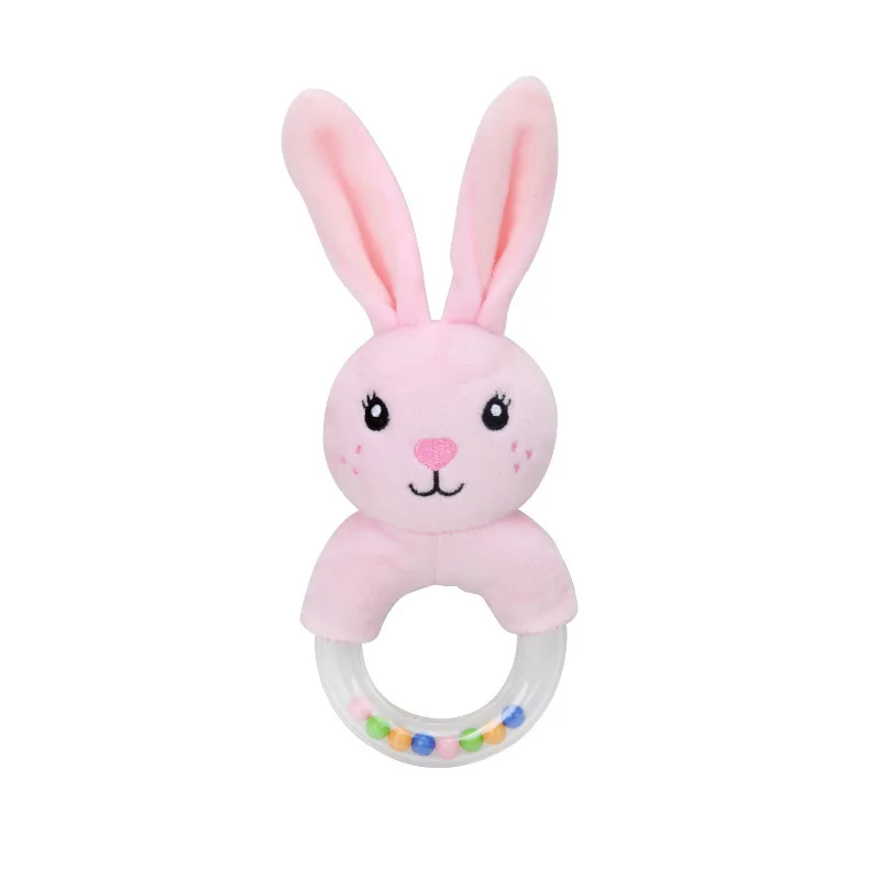 peluche lapin rose bébé